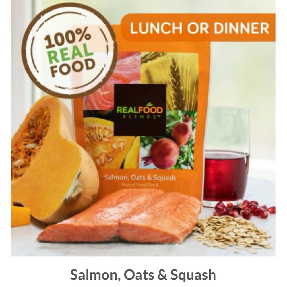 Real Food Blends Salmon Oats & Squash